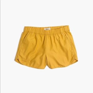 Madewell Yellow Pull On Shorts
